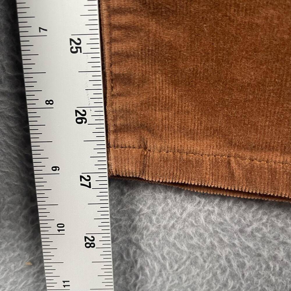 J.CREW Pants Womens 28 Brown Chino Corduroy Straight Leg Stretch Pockets - Picture 11 of 11